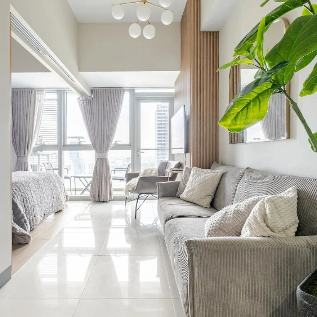 Modern 1 Bedroom In Bgc With Balcony Manila Fülöp-szigetek